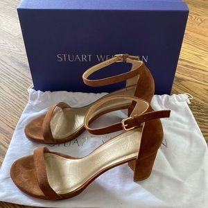 Stuart Weitzman NearlyNude Saddle suede